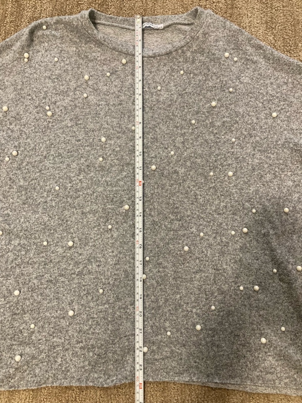 Zara Pearl Embellished Top - Picture 6 of 6